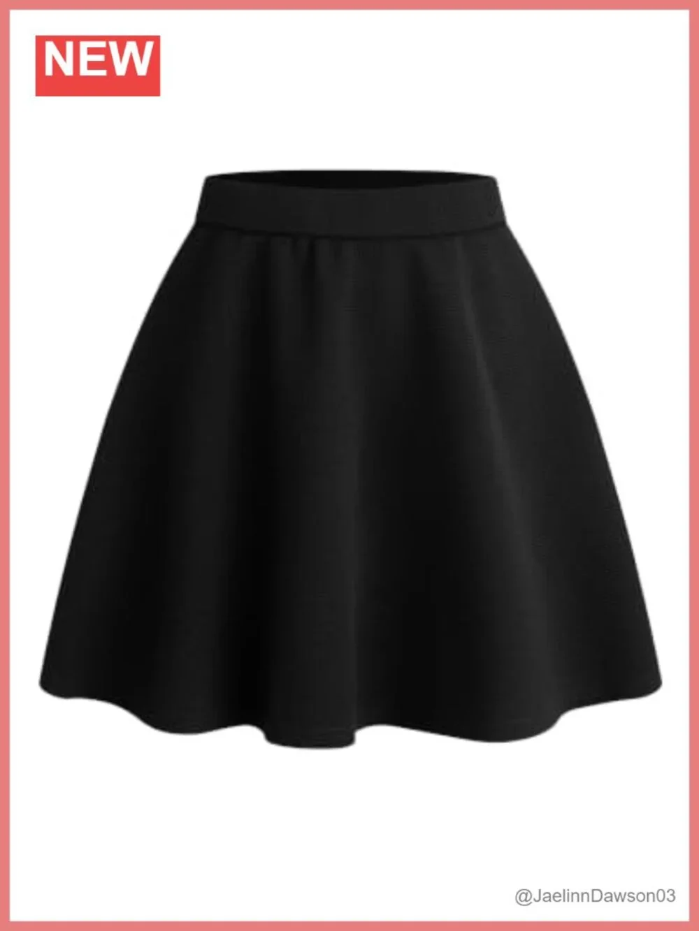 Women's Skort with Built-in Shorts, High Waisted Flared Skater Tennis Skirt
